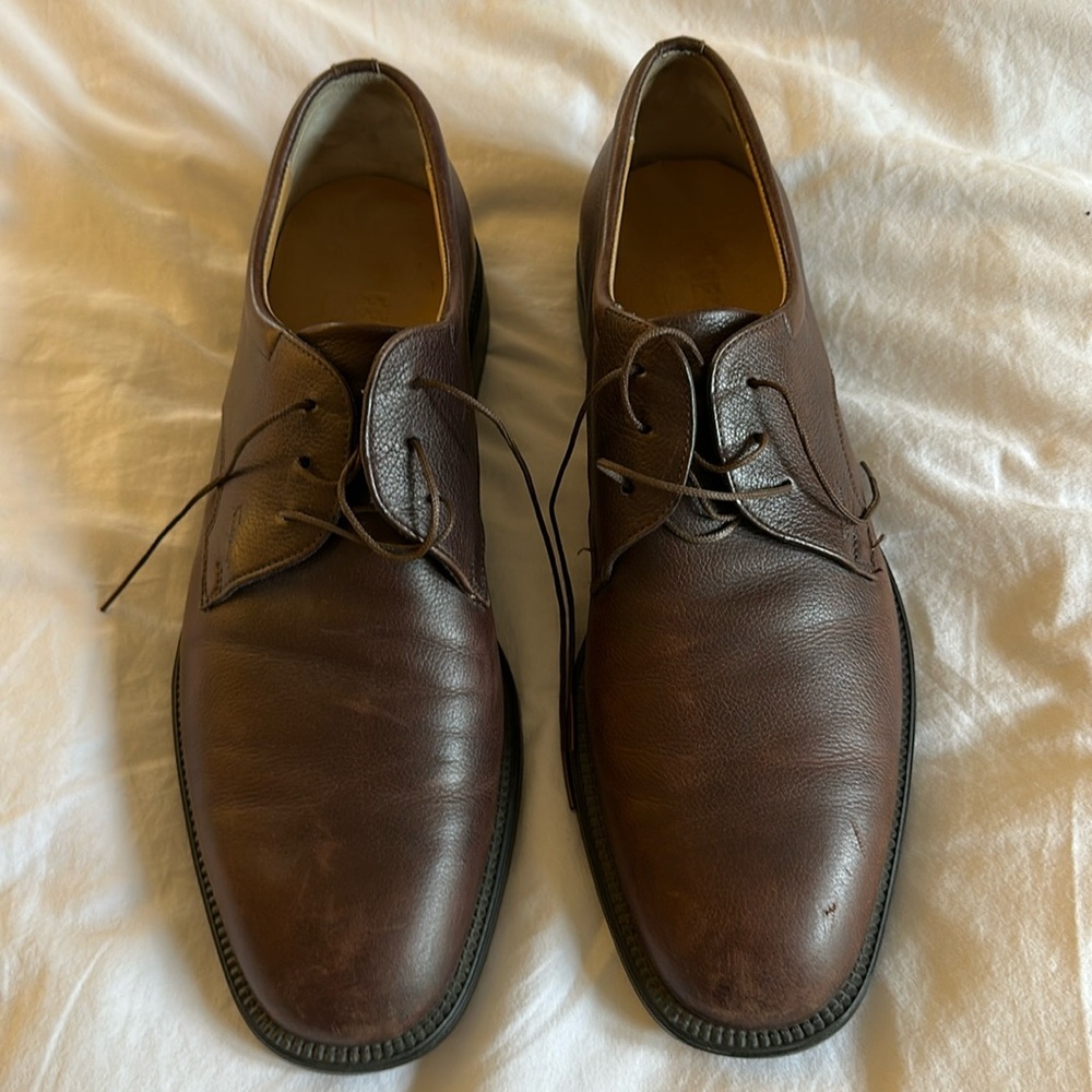 Salvatore Ferragamo brown-ish shoes size 10.5